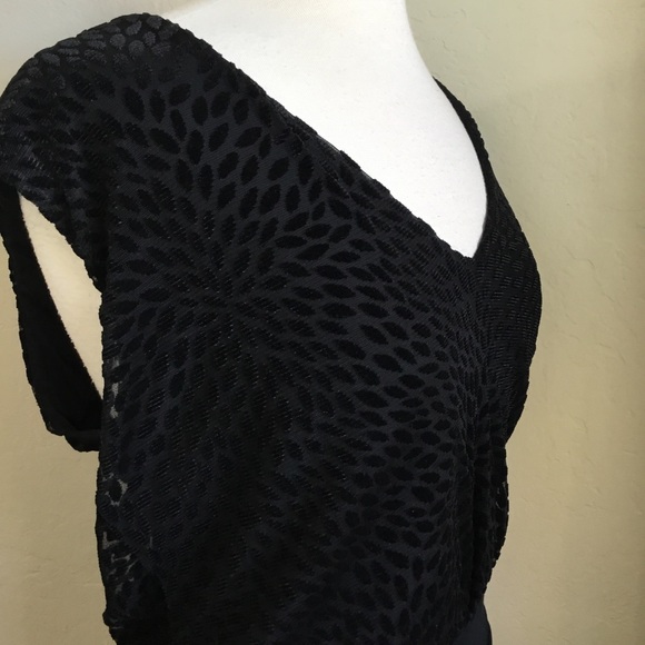 Ramy Brook Regina Velvet Burnout Bodysuit - Size XS - Picture 7 of 13